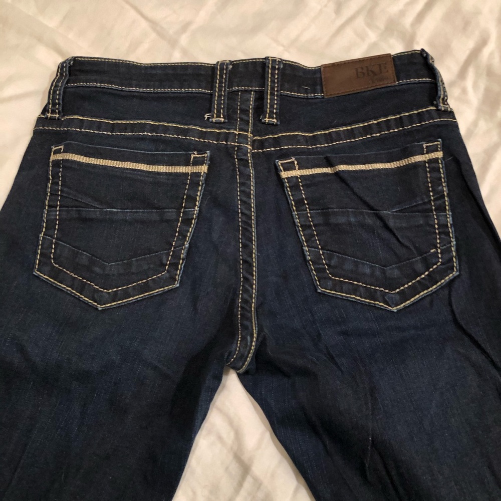 Bke 28L metallic stitching boot cut